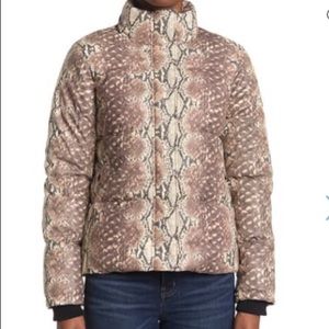 Andrew Marc Faux Leather Puffer Jacket💥NWT💥